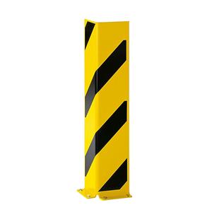 Aanrijbeveiliging voor stellingen, L-profiel, hoogte 800 mm, b x d = 160 x 160 mm