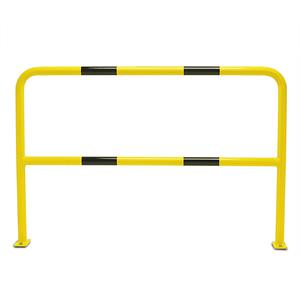 Beschermbeugel, ronde buis 48/2 mm, voor boutbevestiging, breedte 1500 mm, met kunststofcoating