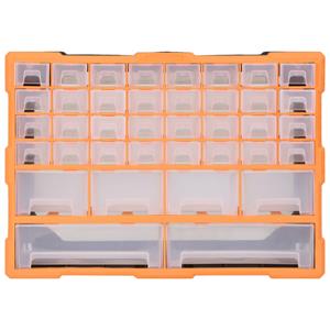 vidaXL Organiser met 40 lades 52x16x37,5 cm