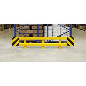 Set stellingbeschermbalken, voor dubbele stelling, uitschuifbaar 2300 - 2700 mm, voor binnen