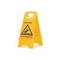 sprintus 301034 Warnschild Achtung Rutschgefahr Schriftzug B 300 x H 570 mm sig - 