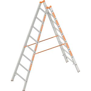 layher Topic 1039 Sprossenstehleiter 2x8 Sprossen