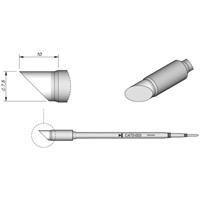 jbc Lötspitze Serie C470, Rundform, C470003/Ø 7,5 mm, abgeschrägt