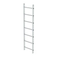 günzburgersteigtechnik Günzburger Steigtechnik Leiterteil Alu blank 7 Sprossen Alu blank