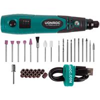 Vonroc Roterende Multitool 4v Incl. 31-delige Accessoire Set, Oplader En Opbergtas