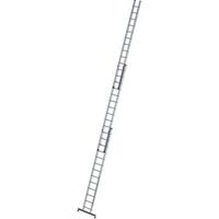 günzburgersteigtechnik Günzburger Steigtechnik - Günzburger Mehrzweckleiter mit Nivello Traverse 3x13 Sprossen
