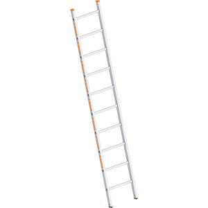 Layher Aluminium aanlegladder, met sporten, breedte 450 mm, 10 sporten
