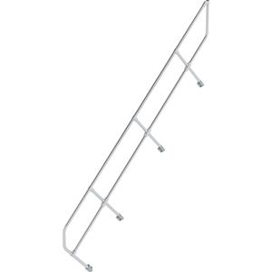 MUNK Tweede leuning, voor industrietrap met een hellingshoek van 45°, 12 treden