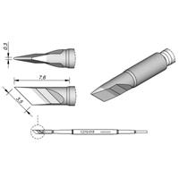 jbc Lötspitze Serie C210, Sonderform, C210018/3,4 x 0,3 mm, klingenförmig