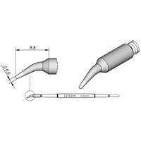 jbc Lötspitze Serie C210, Rundform, C210014/Ø 0,5 mm, gebogen