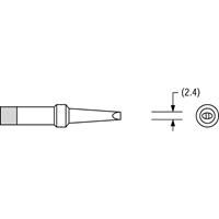 plato Lötspitze für Weller Serie PT, Meißelform, PT B9/2,4 mm, gerade - 