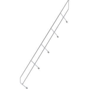 MUNK Tweede leuning, voor industrietrap met een hellingshoek van 45°, 16 treden