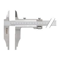 Promat Werkplaatsschuifmaat | DIN 862 | 250 mm | met meetpunten | snavellengte 75 mm - 4000851135 4000851135