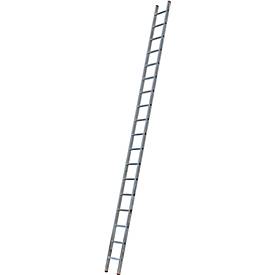 KRAUSE Aluminium enkele ladder, 18 sporten