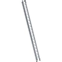 günzburgersteigtechnik Günzburger Aluminium-Schiebeleiter 2-teilig ohne Traverse 2x18 Sprossen - GüNZBURGER STEIGTECHNIK