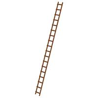 günzburgersteigtechnik Günzburger Steigtechnik - Günzburger Dachdecker Auflegeleiter aus Holz 18 Sprossen