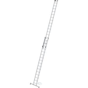 günzburgersteigtechnik Günzburger Steigtechnik - Günzburger Seilzugleiter mit nivello-Traverse 2x16 Sprossen