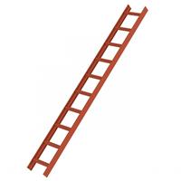 günzburgersteigtechnik Günzburger Steigtechnik - Günzburger Aluminium Dachleiter 10 Sprossen rot