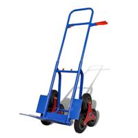 vidaxl Klappbare Sackkarre mit 6 Rädern Blau - 