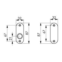 amf Dr.-Ros.479 Alu.F1 Schildst.7mm rd.ov. - 