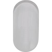 fsb Blindrosette 17 1757 - oval, 32,5 x 70 x 7 mm, Aluminium silber eloxiert