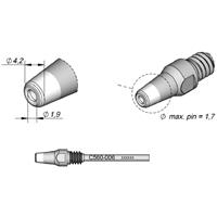 jbc Entlötspitze Serie C560 für Pin, C560006/Ø 1,9 mm, 4,2 mm, Pincleaning - 