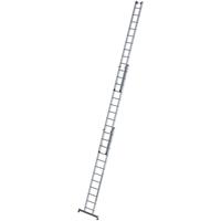 günzburgersteigtechnik Günzburger Steigtechnik - Günzburger Mehrzweckleiter mit Nivello Traverse 3x12 Sprossen