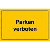 format VerbotsSchild 400x250mm Parken verboten - 