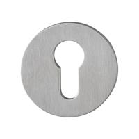 hoppe Schlüsselrosetten-Paar E849NS VA F69 Schildst.2mm PZ rd. - 