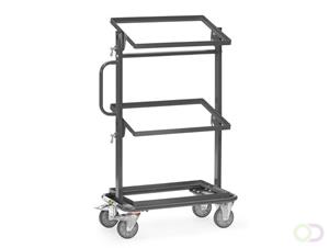 Fetra ESD-Bijzetwagen 92910 - open frame, Laadvlak 600 x 400 mm