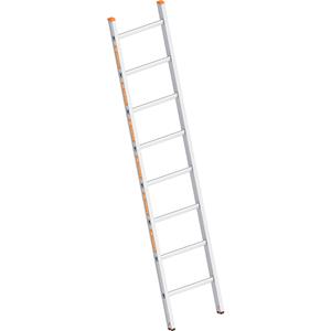 Layher Aluminium aanlegladder, met sporten, breedte 450 mm, 8 sporten