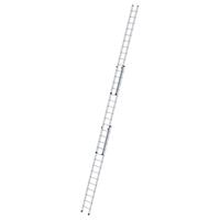 günzburgersteigtechnik Günzburger Steigtechnik - Günzburger Aluminium-Schiebeleiter 3-teilig ohne Traverse 3x14 Sprossen