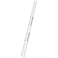 günzburgersteigtechnik Günzburger Steigtechnik - Günzburger Aluminium-Schiebeleiter 3-teilig ohne Traverse 3x10 Sprossen
