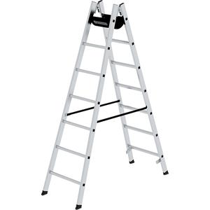 MUNK Veiligheids-sportenladder, tweezijdig begaanbaar, sporten 30 x 30 mm, antislip, 2 x 7 sporten