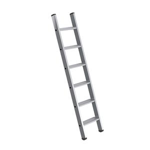 MUNK Aanlegladder met treden, breedte 350 mm, 6 treden, boom 58 x 25 mm