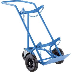 eurokraftpro EUROKRAFT Stahl- / Gasflaschenkarre - für 1 Stahlflasche bis Ø 380 mm, mit - 
