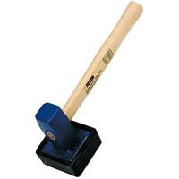 ideal Plattenlegehammer 1,5 kg eckig mit Stiel