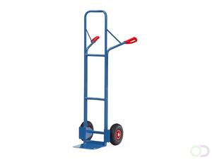 Fetra - Stahlrohrkarre Höhe 1600 mm, Schaufel 250x320mm Luftbereifung
