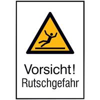 wolk Warnschild Alu gepr Rutschgefahr 262 x 371 - 