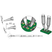 jbc Entlötspitze Serie C120 Chip-Komponenten, C120011/Ø 0,6 mm, gebogen