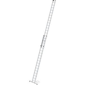 günzburgersteigtechnik Günzburger Steigtechnik - Günzburger Seilzugleiter mit nivello-Traverse 2x18 Sprossen