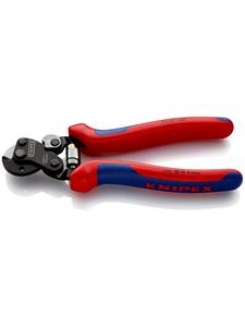 knipex Drahtseilschere auch für hochfeste Drahtseile brüniert 160 mm - 95 62 160 SB