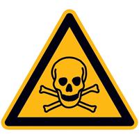 wolk Warnschild Alu 200 mm giftige Stoffe - 