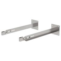 günzburgersteigtechnik Günzburger Sonderwandhalter Edelstahl Wandabstand 800-900mm 2 Stück - GüNZBURGER STEIGTECHNIK