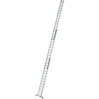 günzburgersteigtechnik Günzburger Steigtechnik - Günzburger Mehrzweckleiter mit Nivello Traverse 3x14 Sprossen