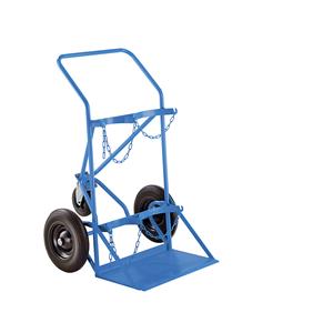 eurokraftpro EUROKRAFT Stahl- / Gasflaschenkarre - für 2 Stahlflaschen bis Ø 230 / 380 mm, - 