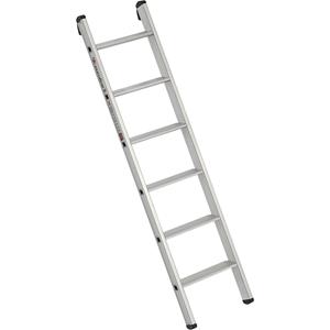 euroline Aanlegladder met treden, breedte 380 mm, 6 treden