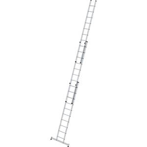 günzburgersteigtechnik Günzburger Steigtechnik - Günzburger Schiebeleiter mit nivello-Traverse 3x10 Sprossen