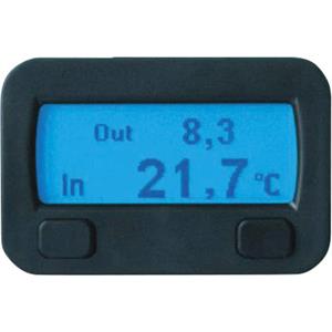 10320 Sinustec Thermostaat Thermostaatfunctie, Opbouw, Inbouw, Binnentemperatuur, Buitentemperatuur, IJswaarschuwing, Steigingsmeter, Hellingmeter, Datum,