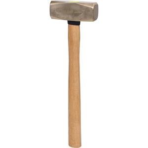 kstools KS Tools BRONZEplus-mokerhamer, hickoryhouten steel, 2000 g